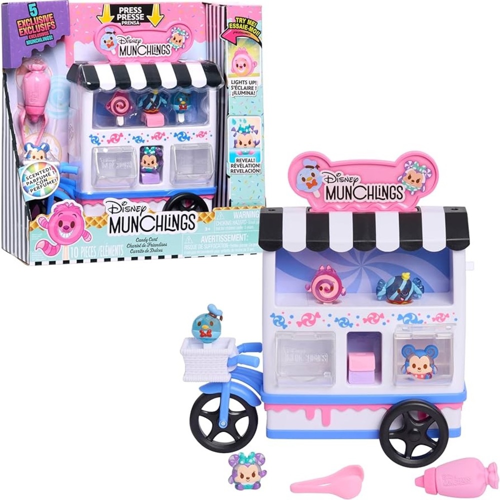 Disney Munchlings Candy Cart Playset